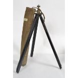 A mid 20th century  photographic tripod