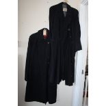 2 vintage gentlemans coats to include ex