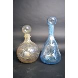 BIOT; Two pieces of vintage studio glass