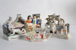 A collection of 5x ceramic comic 20th ce