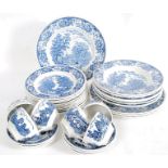 A quantity of Royal Tudor blue and white