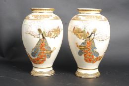 A pair of early 20th century Japanese ex