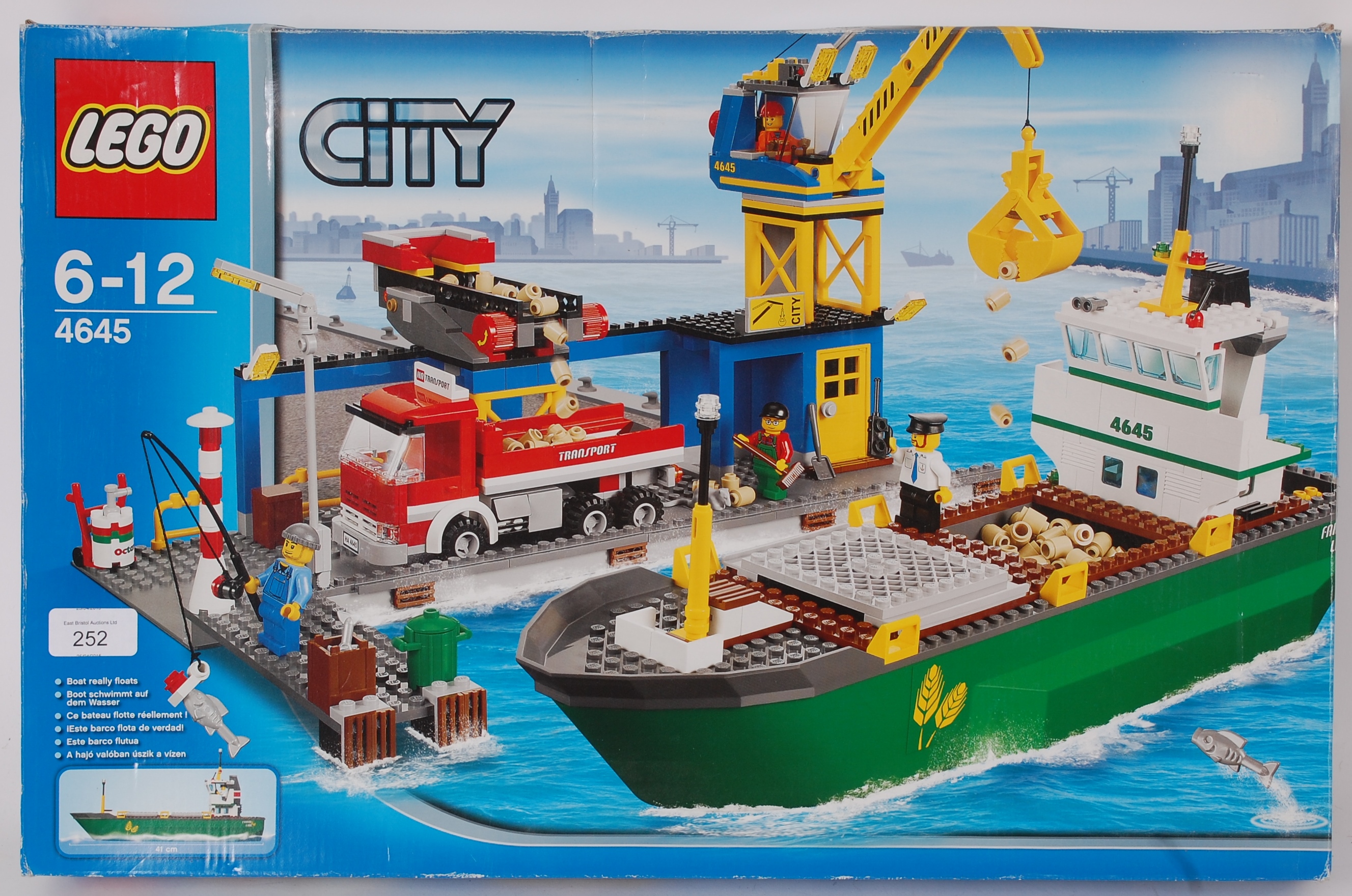LEGO; an original Lego City Harbour set,