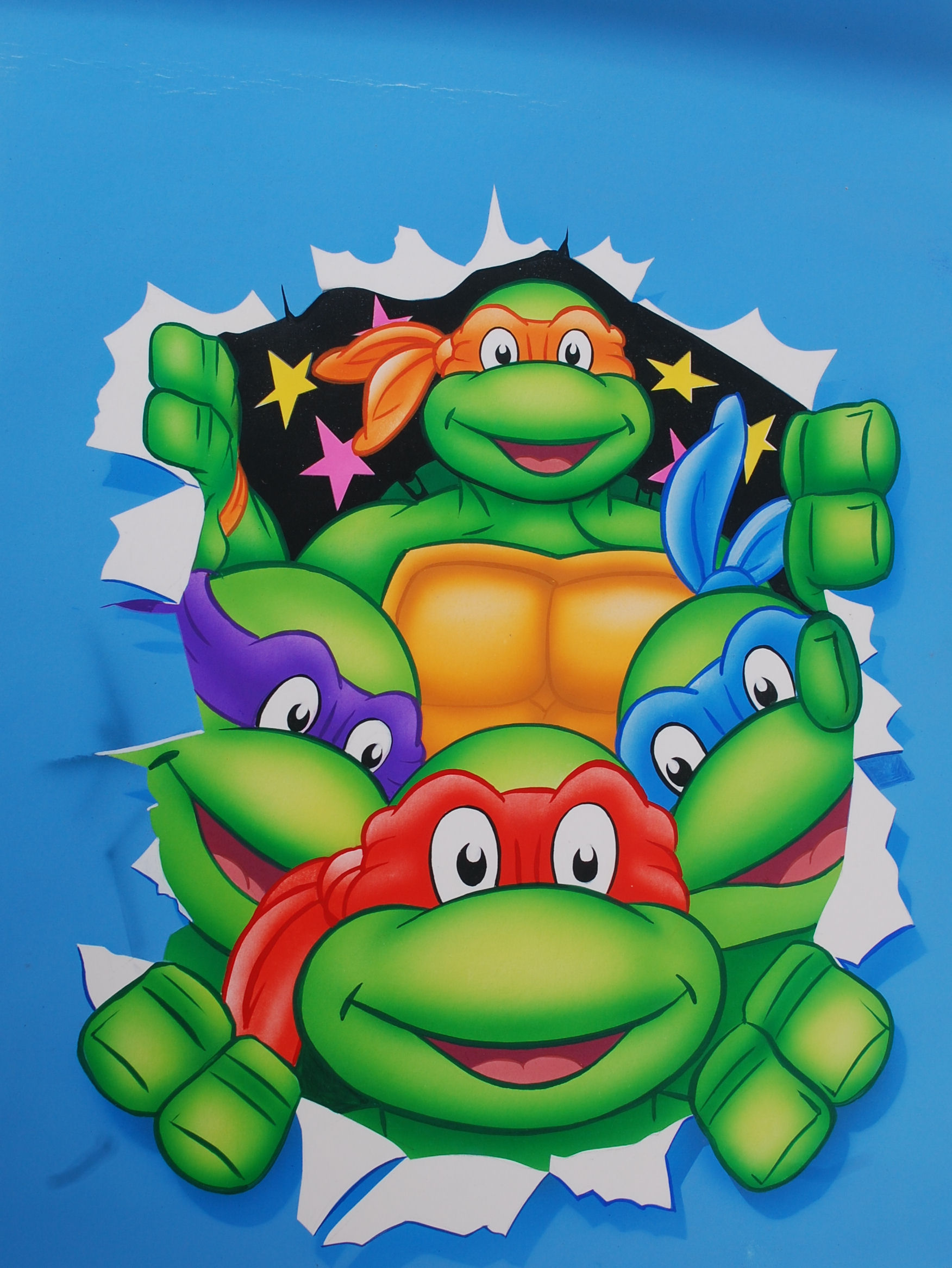 ORIGINAL TEENAGE MUTANT HERO TURTLES ART