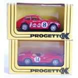 DIECAST; Two Progetto K 1;43 scale dieca