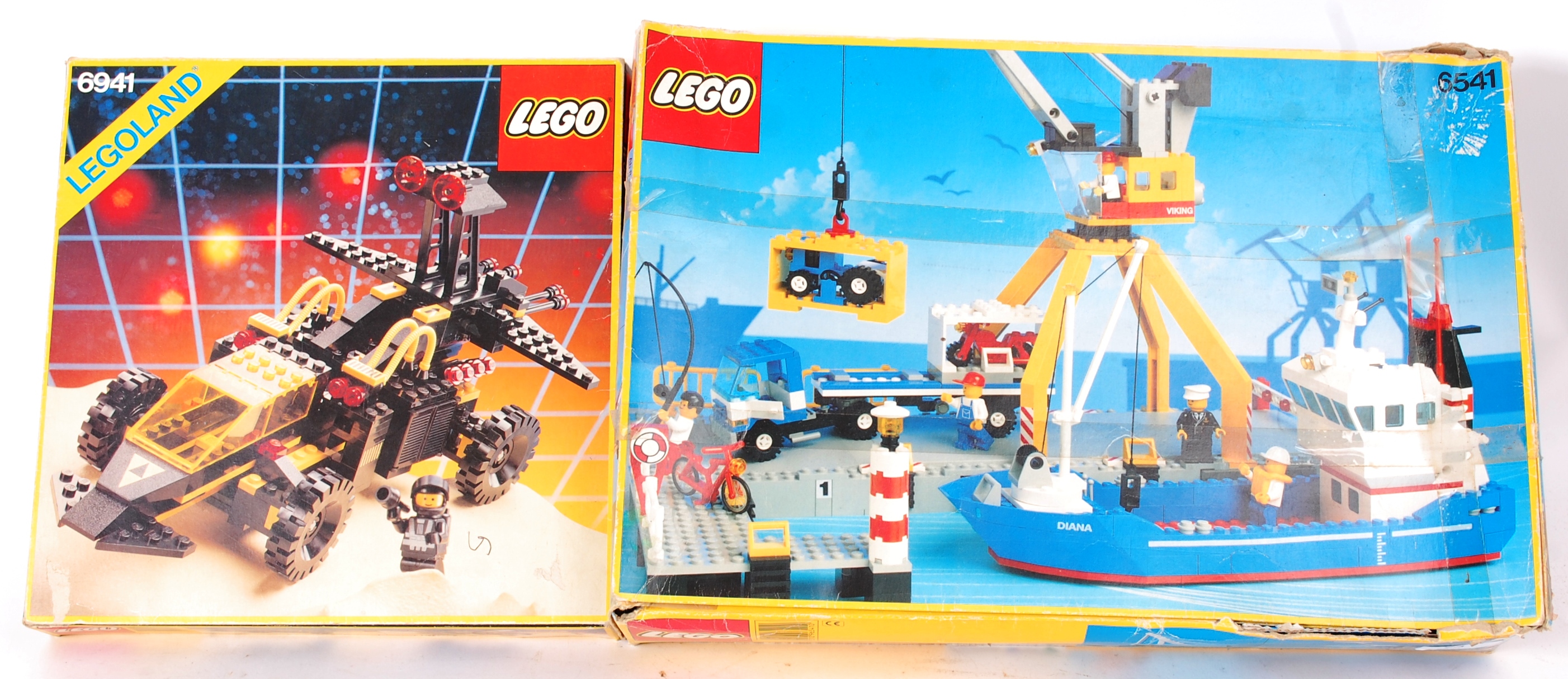 LEGO; Two vintage boxed sets of Lego, to