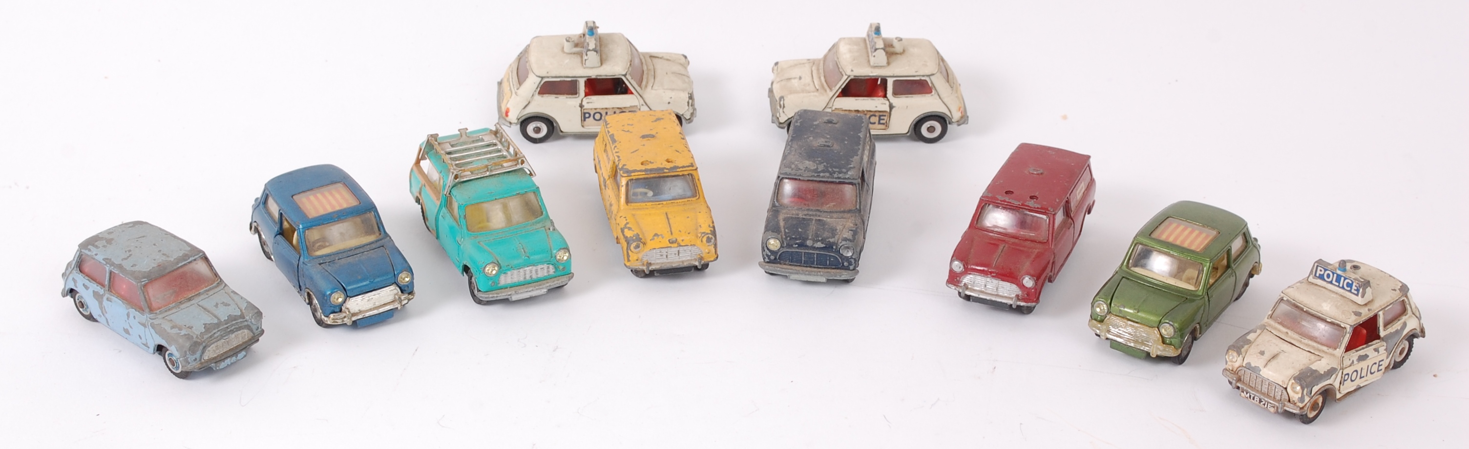 DIECAST; A collection of 10x vintage die