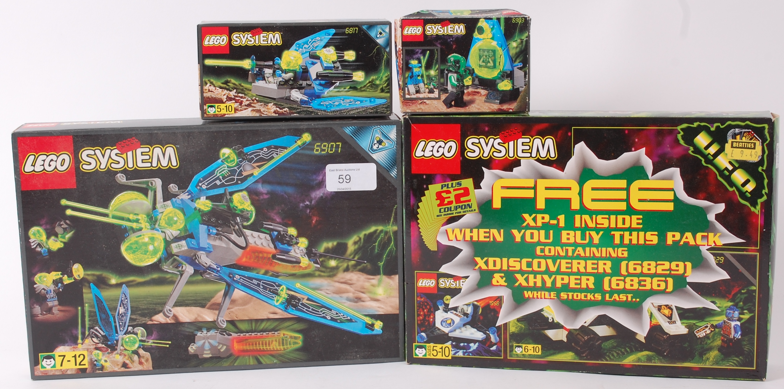 LEGO; A collection of original Lego Spac