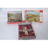 Three boxed vintage commemorative jigsaw