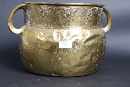 A 19th / 20th century large twin handled