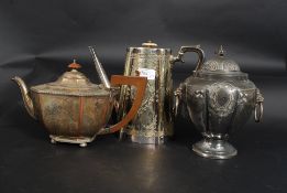 A collection of good silver plated items
