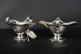 A pair of good quality Beresford silver
