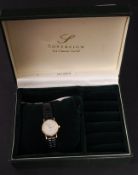 A ladies 9ct gold Sovereign dress watch