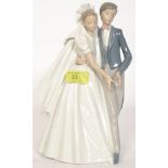 NAO; A Nao figurine ' Unforgettable Dance ' wedding figurine of a bride and groom.