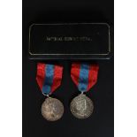 An Elizabeth Imperial Service Medal / Faithful Service Medal issued to Frank Ernest Warren complete