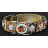A good mid century micro mosaic glass bracelet,