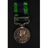 A Georve V Indian General Service Medal with Clasp - ' Malabar 1921-22 ' being awarded  to 5719800