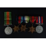 A World War Two / medal group trio ( Defence Medal,