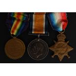 A World War One / medal group trio ( Victory Medal & Great War 1914-1918 Medal together with