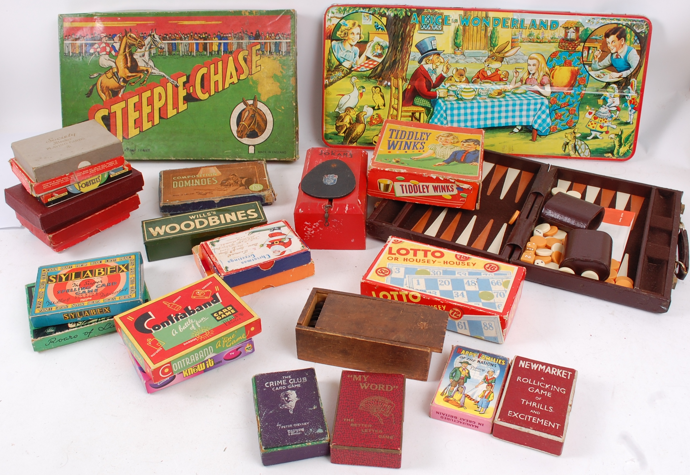 GAMES; A great selection of Edwardian and later card / board games etc,