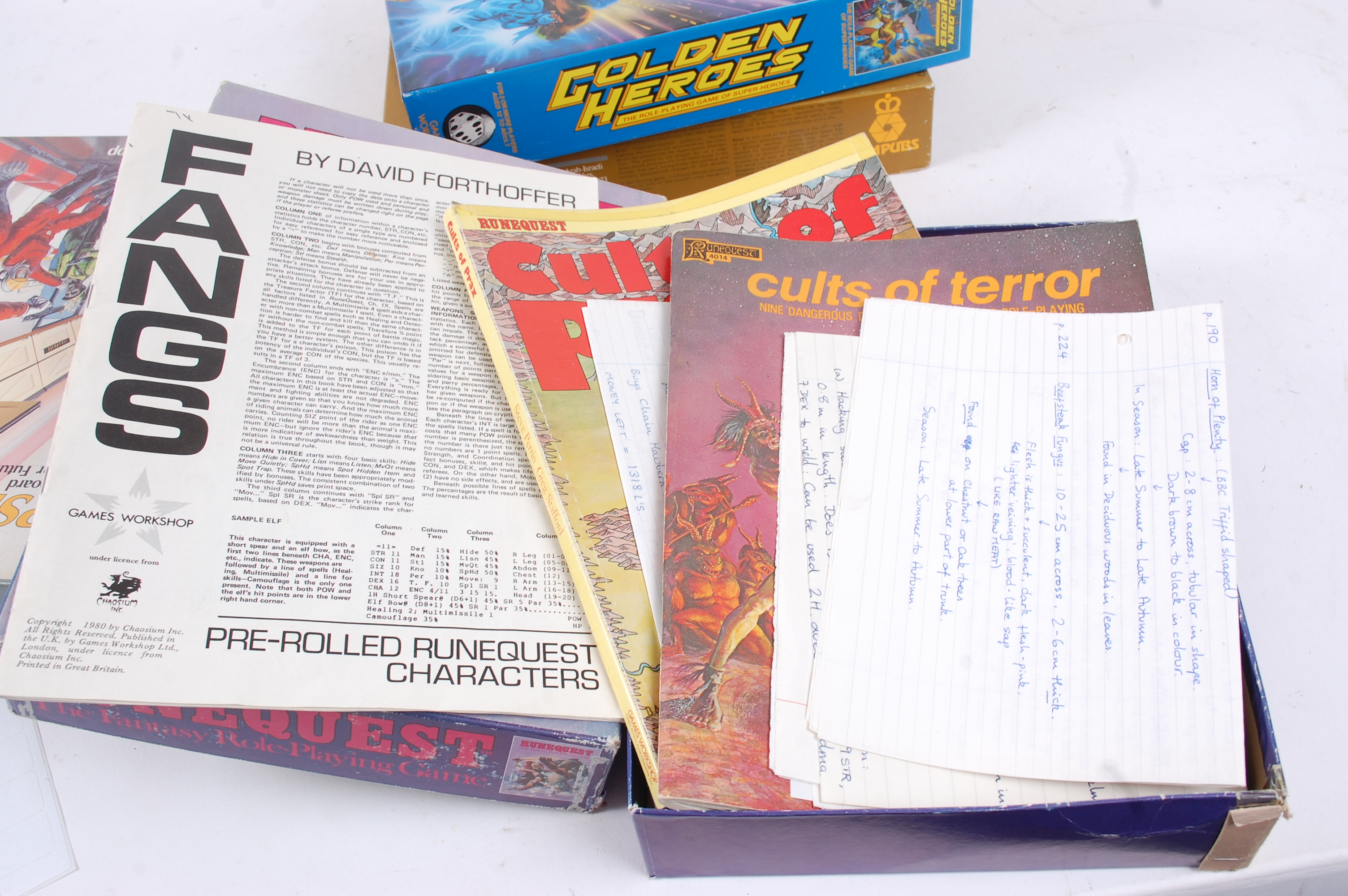 ROLE PLAYING GAMES; A collection of 5x vintage boxed role playing games - Sinai, Runequest, - Image 3 of 3