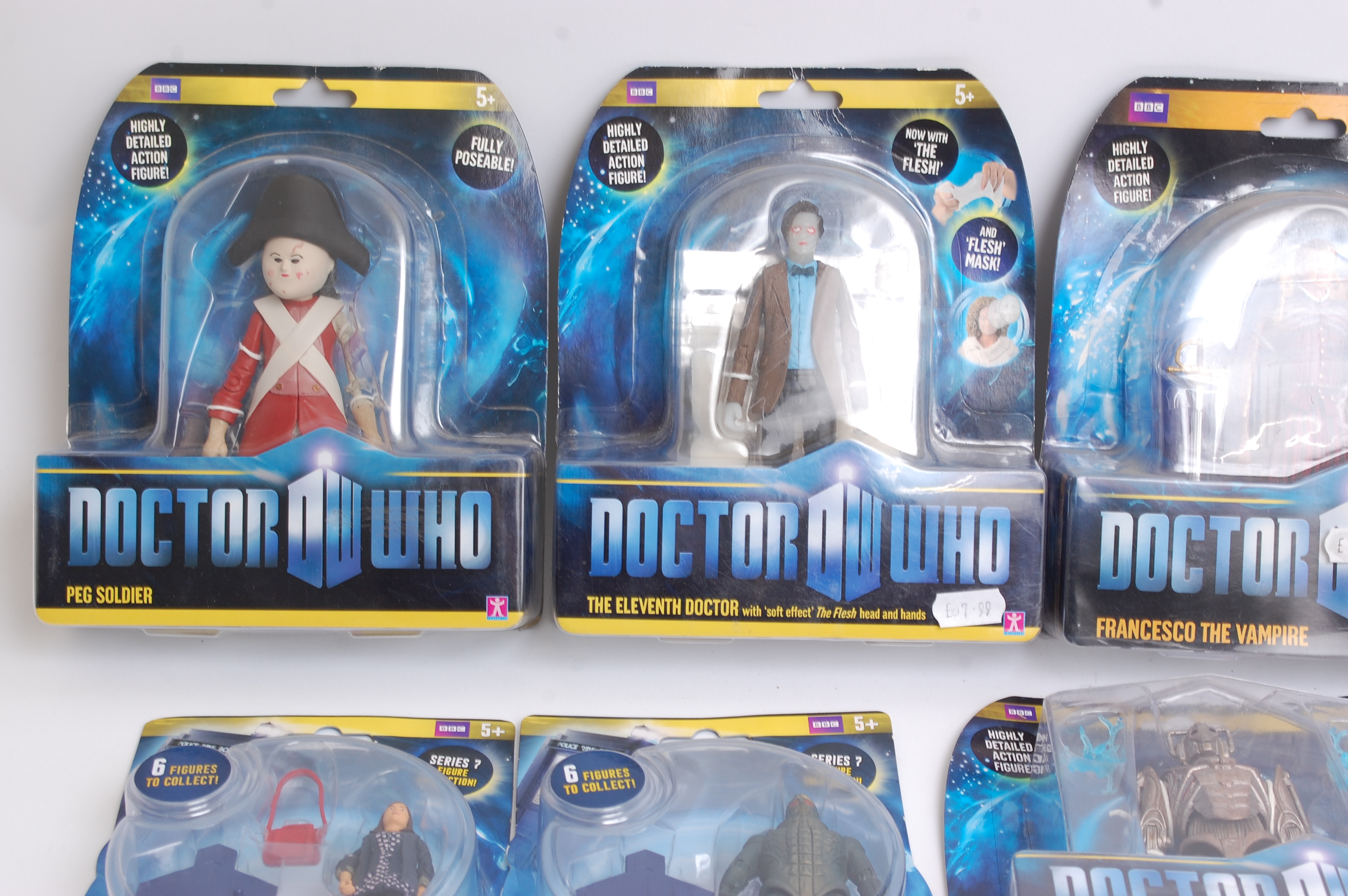 DOCTOR WHO; 9x contemporary Doctor Who unopened action figures, - Image 2 of 3