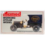 MAMOD; A fabulous Mamod Live Steam model van ' DV2 ' in blue, within the original box,