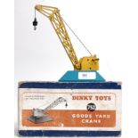 DINKY: An original vintage Dinky diecast model Goods Crane No.