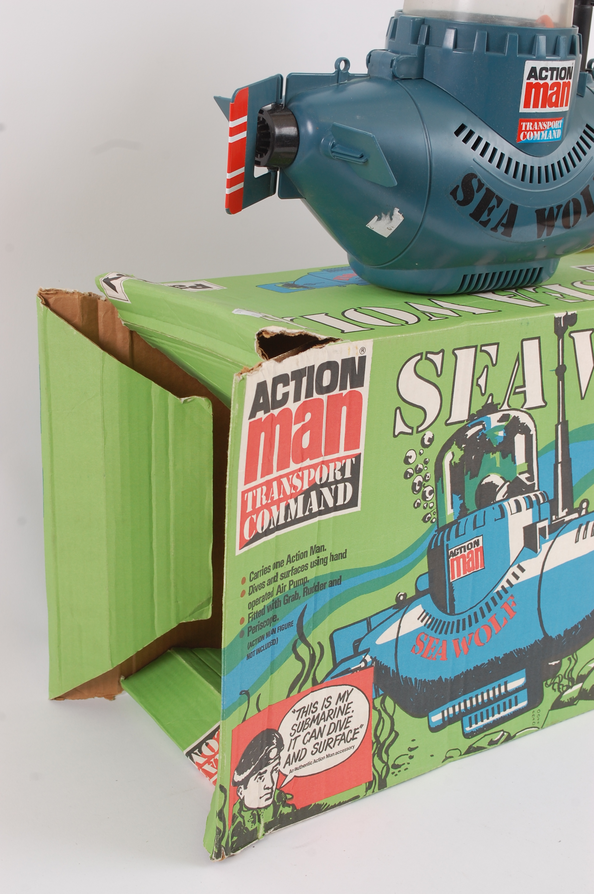 ACTION MAN; an original vintage Palitoy Action Man ' Sea Wolf ' submarine, within the original box. - Image 3 of 3