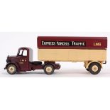 DINKY; Original Dinky Supertoys Bedford Lorry cab and trailer,