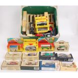 DIECAST; A mixed lot of assorted boxed and loose diecast model cars and vehicles,