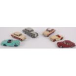 DINKY; A good collection of 6x assorted loose vintage diecast model Dinky Toys cars,