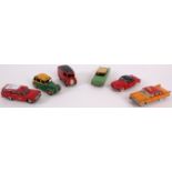 DINKY; A collection of assorted loose vintage Dinky diecast model cars comprising of;