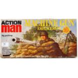 ACTION MAN; An original vintage Palitoy Action Man ' Machine Gun ' set.