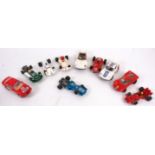 SCALEXTRIC; A collection of 10x assorted loose Scalextric racing cars.