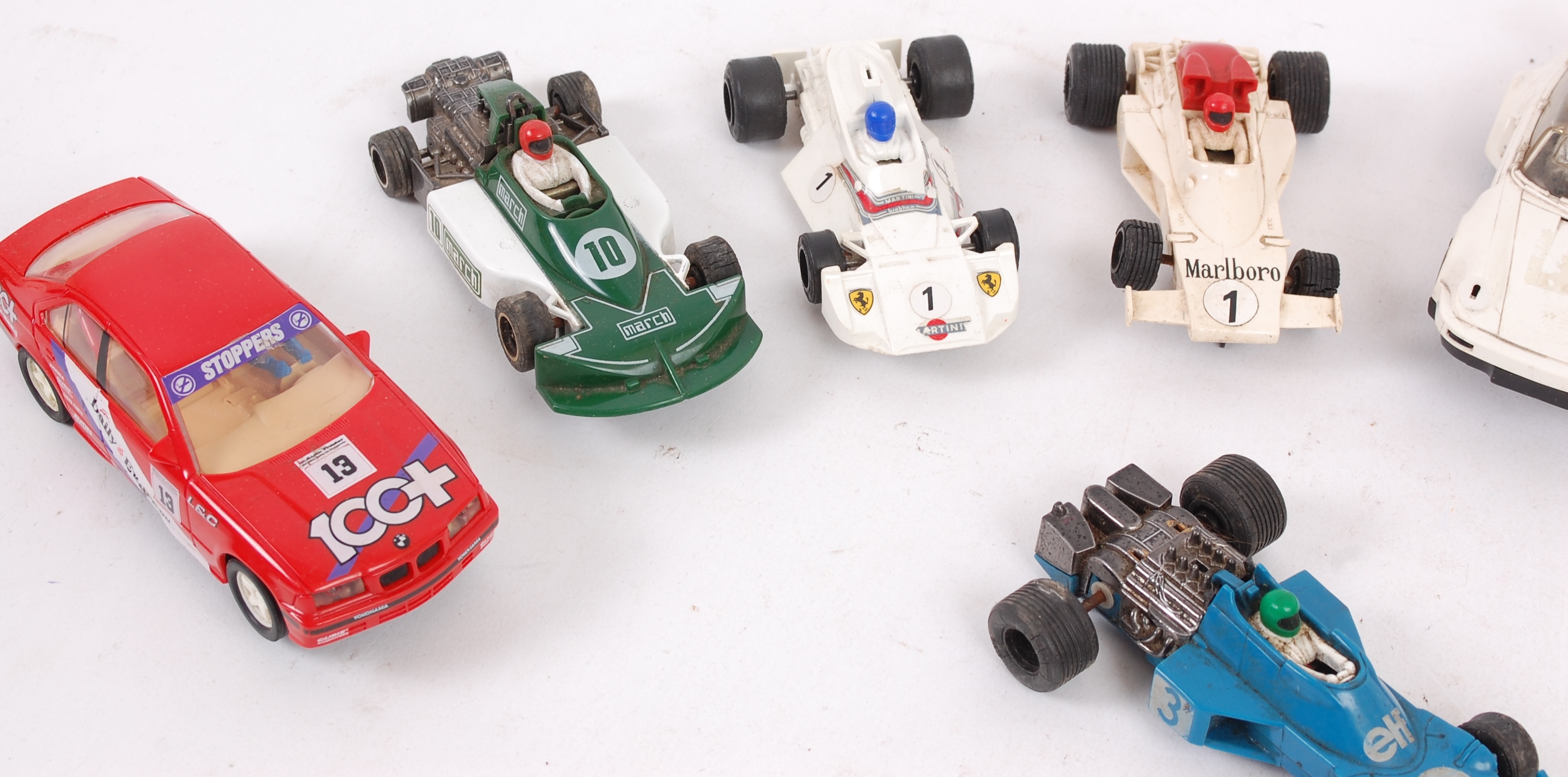 SCALEXTRIC; A collection of 10x assorted loose Scalextric racing cars. - Image 2 of 3