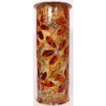 A large Royal Doulton saltglaze stoneware stick stand decorated in the ' Autumn Leaves ' 1452