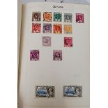 A good vintage stamp album, to include penny 1d reds, nazi stamps,