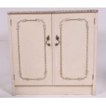 A good quality Louis 15th French shabby chic style bedroom wash cabinet.