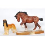 A Beswick ' Spirit of Earth 'ceramic figurine designed by Graham Tongue together with a Beswick