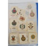 A collection of Kensitas silk cigarette cards of military interest to include mostly military