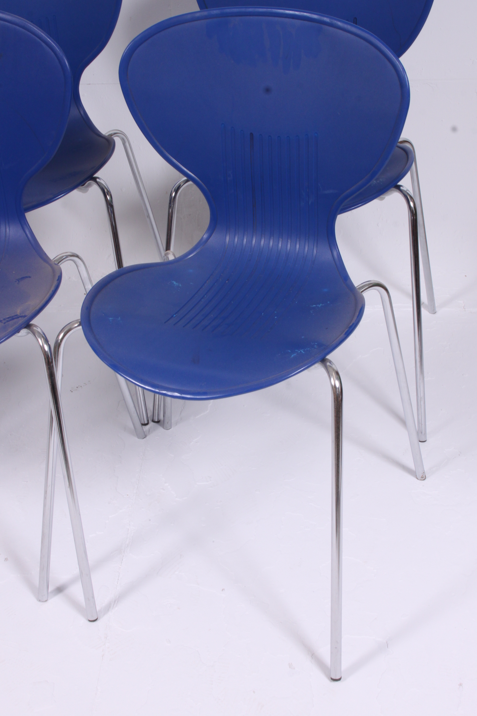 A set of 6 Fritz Hanson style series chairs by Frovi. - Image 3 of 4