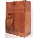 A fabulous 1930's Heals style oak students bureau.