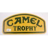 A reproduction Camel Trophy advertising