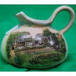 A miniature Shelley jug depicting Bascom