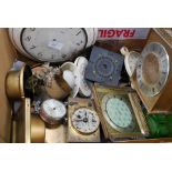 A good assortment of vintage clock spare