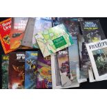 A collection of fantasy and Sci fi books