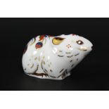 A Royal Crown Derby limited edition animal paperweight figurine - Bank Vole being an exclusive