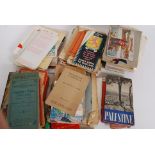 A collection of vintage mainly pre 50's and 40's tourist booklets and maps to include booklets for