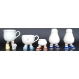 A collection of comical novelty Carlton ware breakfast set to consist of a mug, tea cup, egg cup,